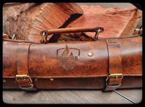 Wildfire Leather Knife Roll 8 Pocket