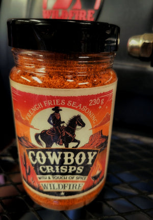 Cowboy Crisps French Fries Seasoning (New Release) Large Container