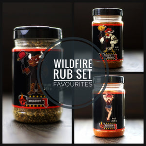 BBQ Rub Set Favourites - Large Containers (Spices & Seasonings)
