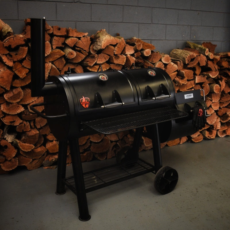 Offset Smoker Wildfire Longhorn BBQ - FREE GIFTS