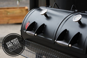 Heavy Duty Offset Smoker Wildfire Longhorn and Pitmaster Pack