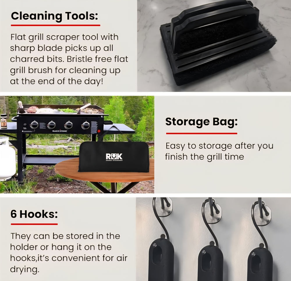 20PCS GRIDDLE ACCESSORIES KIT