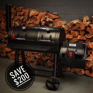 Heavy Duty Offset Smoker Wildfire Longhorn