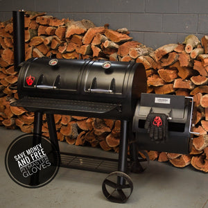 Heavy Duty Offset Smoker Wildfire Longhorn