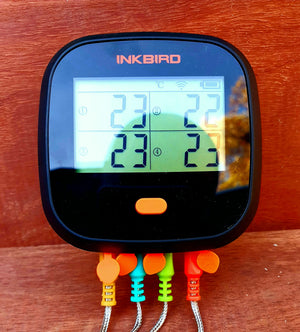 Inkbird IBBQ-4T WIFI 4 probe thermometer (WIFI BBQ/SMOKER THERMOMETER)