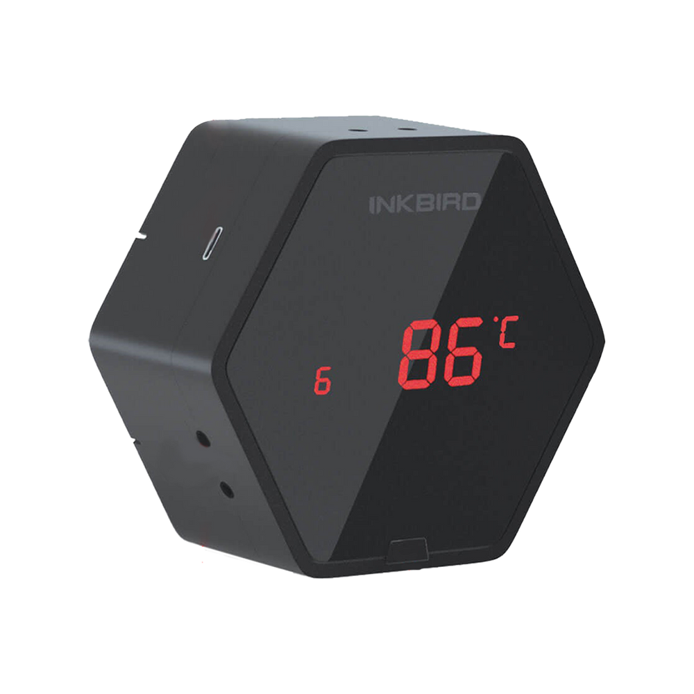 Inkbird IBT-6XS BBQ black Bluetooth Thermometer (BLUETOOTH BBQ/SMOKER THERMOMETER)