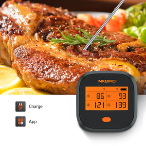 INKBIRD Waterproof BBQ Meat Thermometer IBT-4XC with 4 Probes