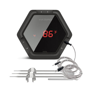 Inkbird IBT-6XS BBQ black Bluetooth Thermometer (BLUETOOTH BBQ/SMOKER THERMOMETER)