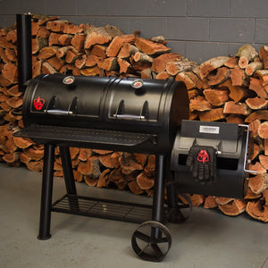 Heavy Duty Offset Smoker Wildfire Longhorn and Pitmaster Pack